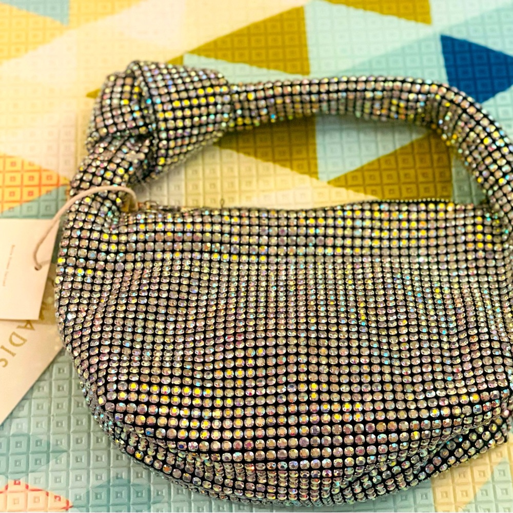 NWT  Madison West Aurora Borealis Iridescent Rhinestone